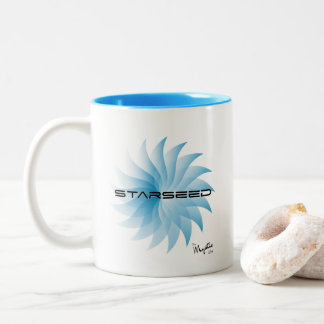 Starseed (Blue) Two-Tone Coffee Mug