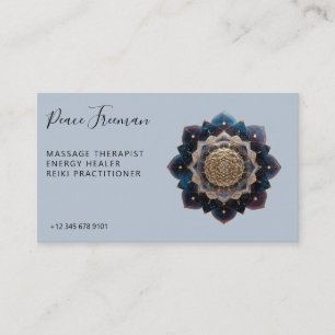 Starseed Geometry Mandala Design Business Card