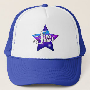 Starseed Hat – Purple Blue Cosmic Star Design