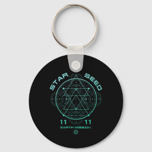 Starseed Sacred Geometry Keychain