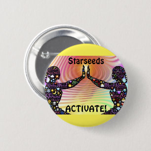 Starseeds Activate 2 Inch Round Button