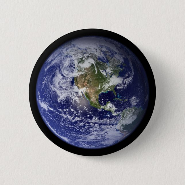 Starship Earth 2 Inch Round Button (Front)