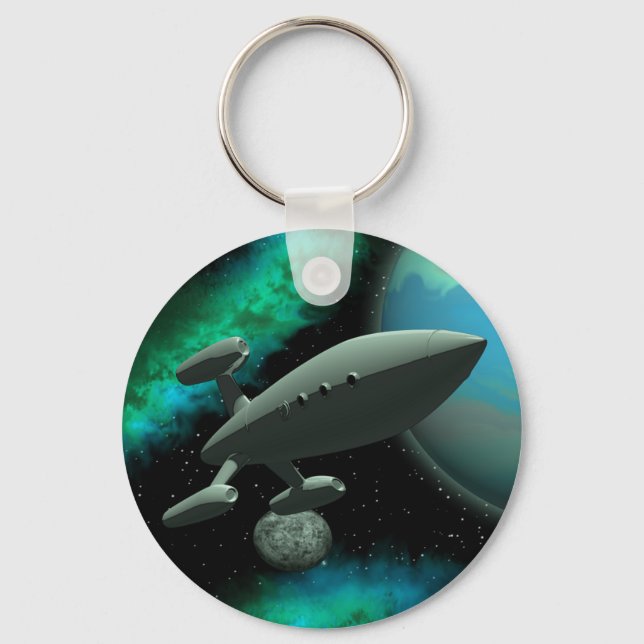 Starship Explorer Keychain (Front)
