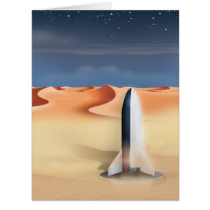 Starship On the Planet Mars