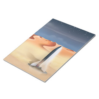 Starship On the Planet Mars Notepad