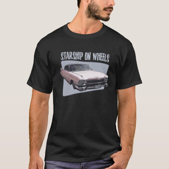 Starship on Wheels T-Shirt (Front)