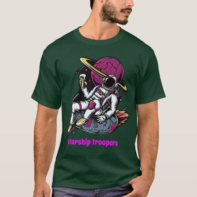 Starship troopers Basic Dark T-Shirt (Front)