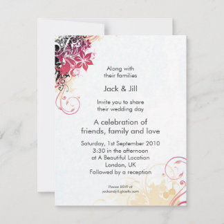 Start Burst 4.25x5.5 Invitation