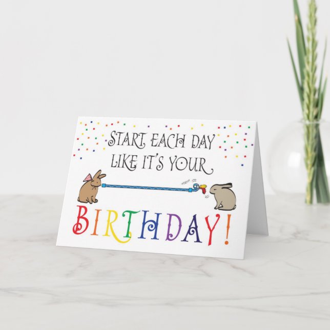 START EACH DAY CARD (Front)