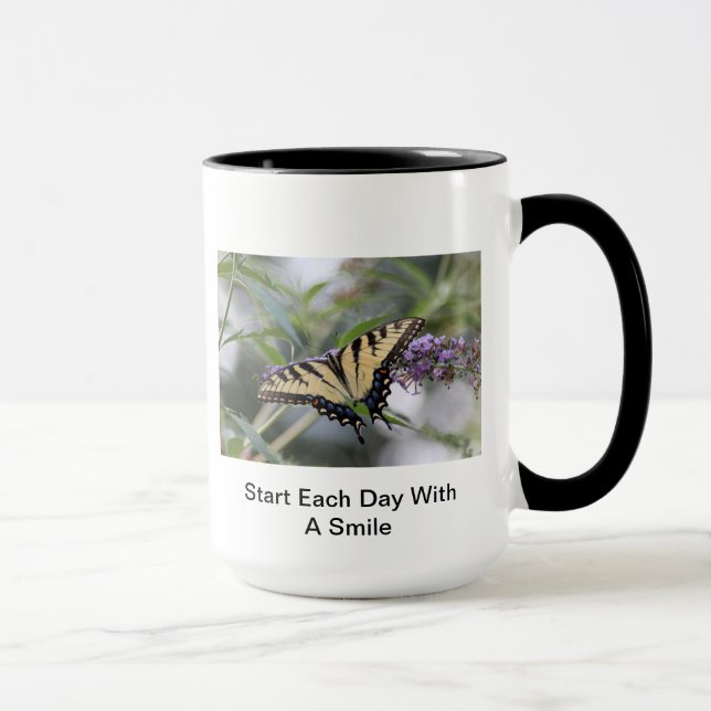 Start Each Day With A Smile Coffe Mug (Right)