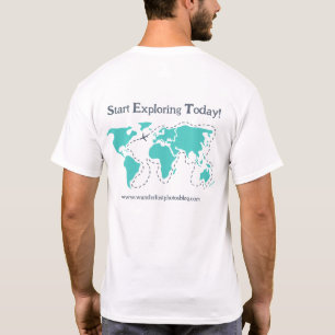 Start Exploring Today Men's Map T-Shirt