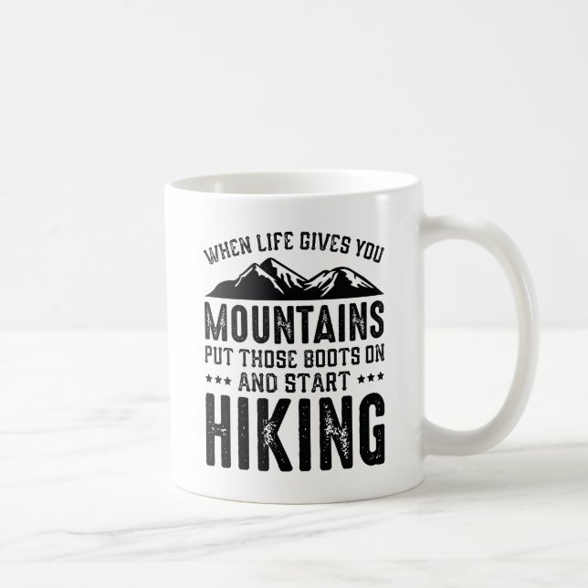 Start Hiking Coffee Mug (Right)
