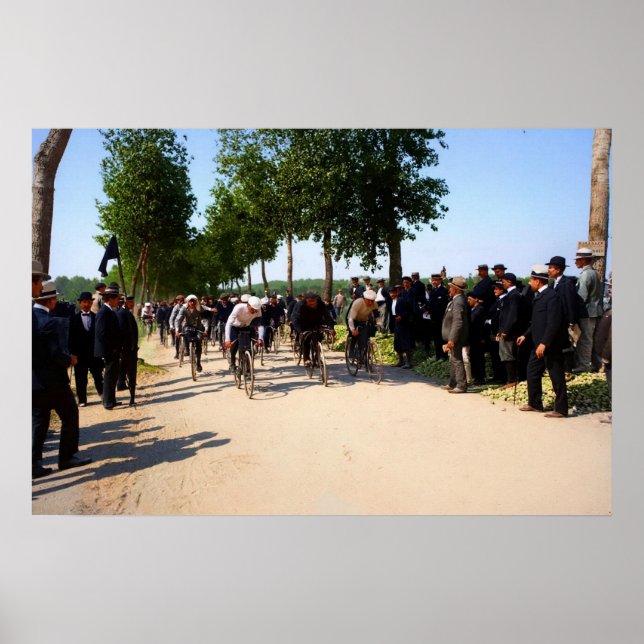 Start of The First Tour de France Circa 1903  Poster (Front)
