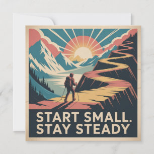 Start Small. Stay Steady Invitation