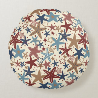 Start Spangled Round Pillow