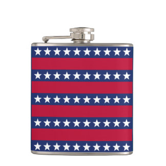 Start Stripes Hip Flask
