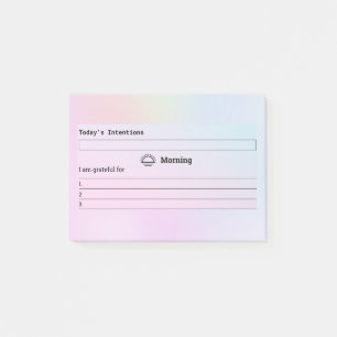 Start the Day with Intentions Post-it Notes