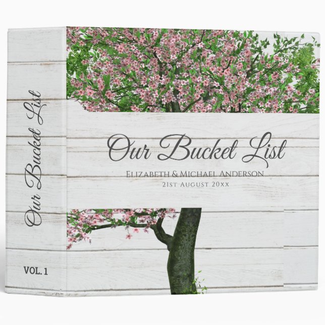 Start The Family Tree Bucket List Plan With This  Binder (Front/Spine)