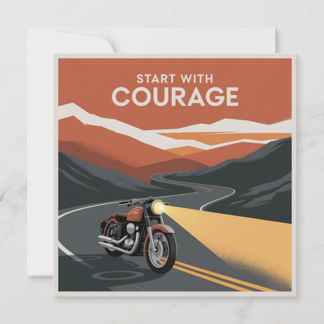 Start With Courage Holiday Card (Front)