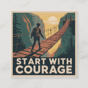 Start With Courage Loyalty Card