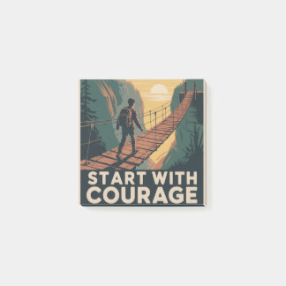 Start With Courage Post-it Notes