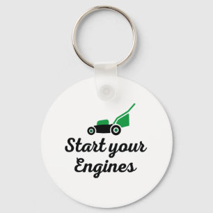 Start your Engines Keychain
