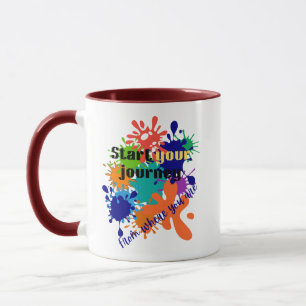 Start Your Journey Motivational Mug Black Friday