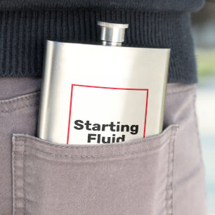 Starting Fluid Hip Flask