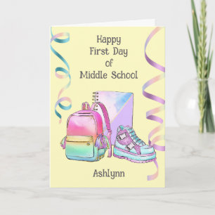 Starting Middle School Encouragement Card