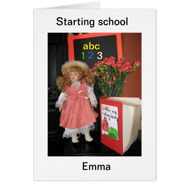 starting school Emma (Front)