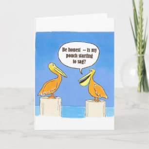 Starting to sag in old age card