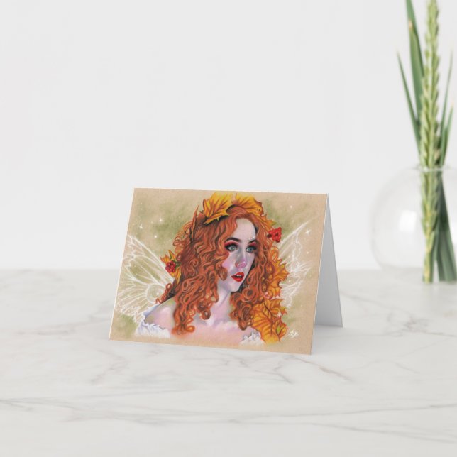 Startled Fairy Card (Front)