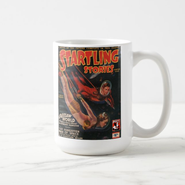Startline Stories Pulp Magazine w/Captain Future Coffee Mug (Right)