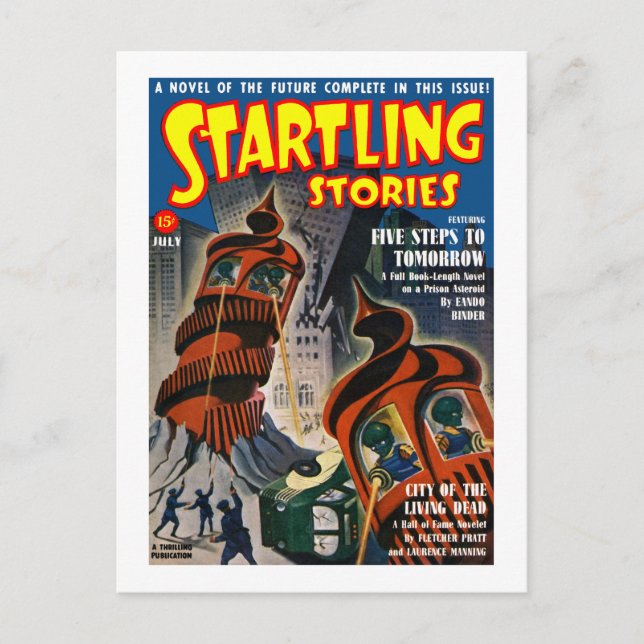 Startling Stories (Jul, 1940) Postcard (Front)