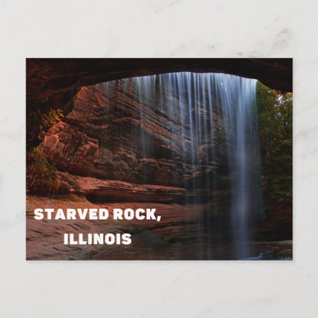 Starved Rock State Park Illinois Postcard (Front)