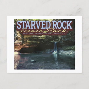 STARVED ROCK STATE PARK - OGLESBY - ILLINOIS US POSTCARD