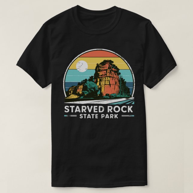 Starved Rock State Park T-Shirt (Design Front)