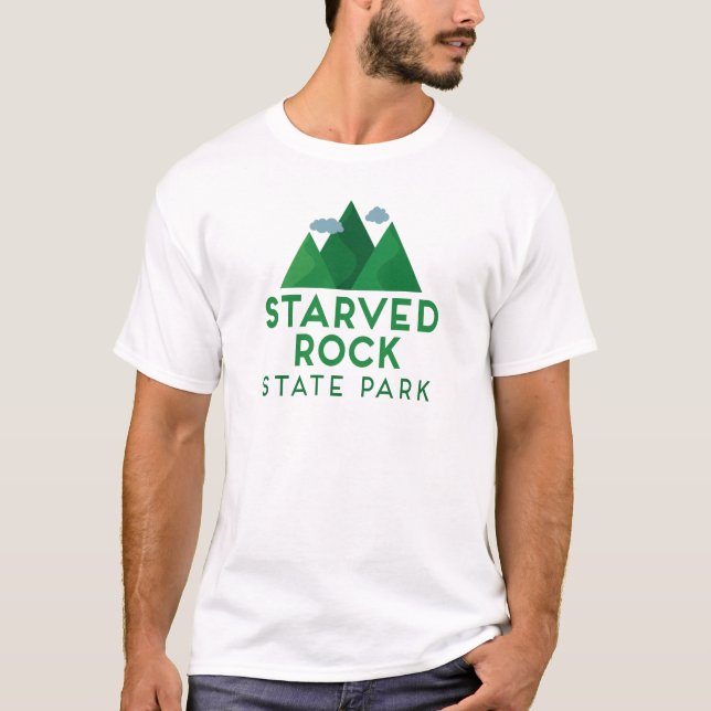Starved Rock State Park T-shirt - Mountain (Front)