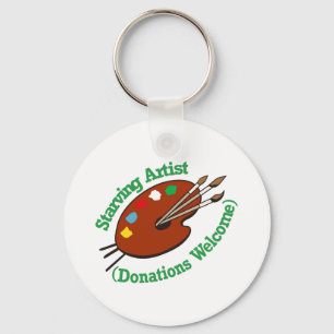 Starving Artist Keychain