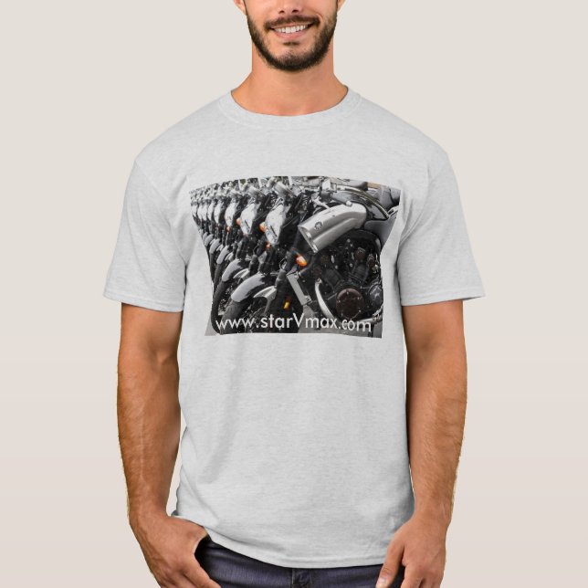 starVmax Grey Shirt design (Front)