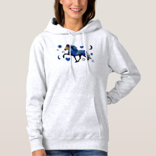 Stary Night Charismatic Tolting Icelandic horse Hoodie