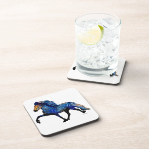 Stary Night Icelandic Horse Coaster