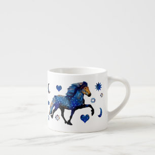 Stary Night Icelandic Horse Espresso Cup