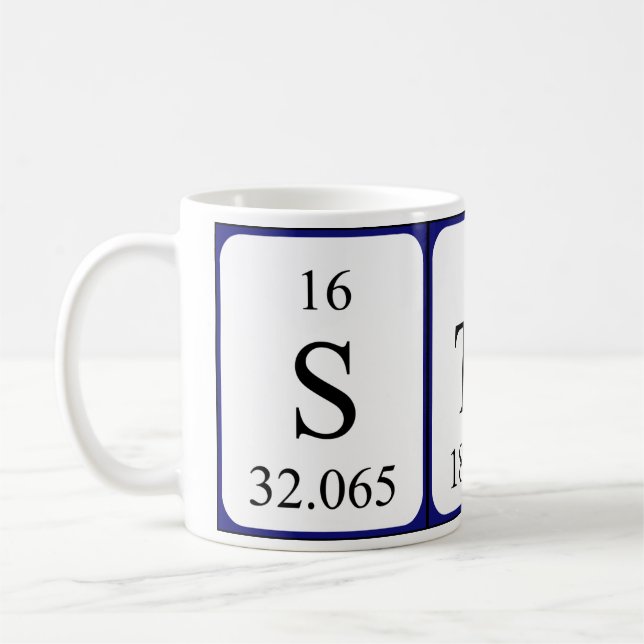 Stas periodic table name mug (Left)