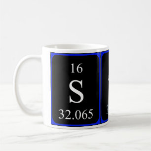 Stas periodic table name mug