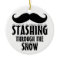 Stashing Through the Snow Christmas Tree Ornaments