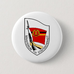 Stasi - DDR (Deutsche Demokratische Republik) 2 Inch Round Button