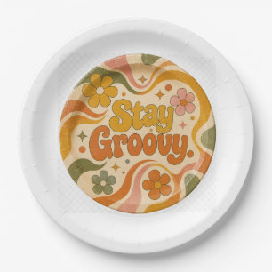 Stat groovy Paper Plate