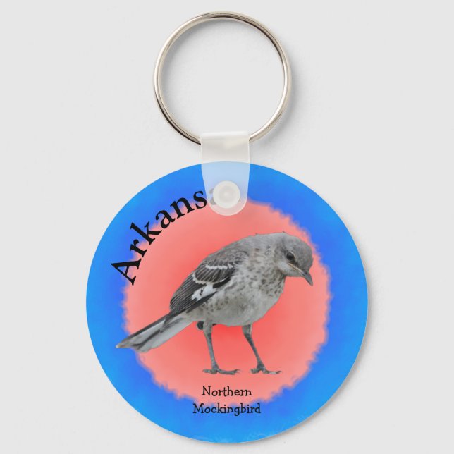 State Bird of Arkansas Keychain (Front)