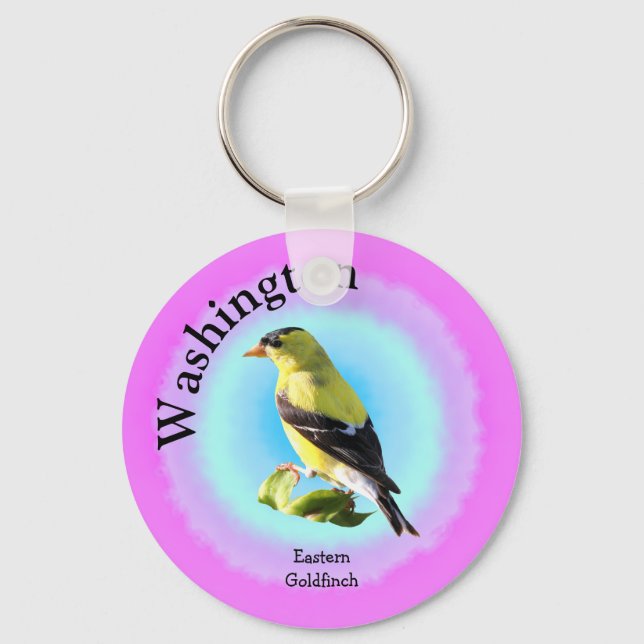 State Bird of Washington Keychain (Front)